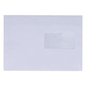 Koperta biała C5 162x229mm SK OKP 90g środek krótki bok poddruk 500szt.