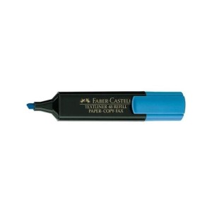 Zakreślacz 5,0-2,0mm lub 1,0mm FABER CASTELL 48 niebieski 1szt. /FC154851/