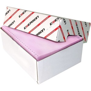 Papier komputerowy EMERSON 250x12x2C uszkodzony - uszkodzone lub brudne pudełko /250212C0N0/