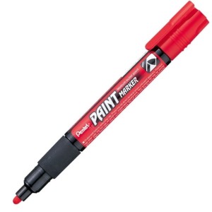 Marker olejowy okrągły 2,5-2,9mm PENTEL MMP-20 czerwony /MMP20B/