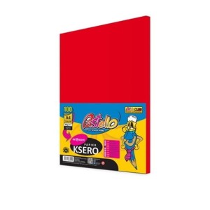 Papier ksero kolor A4/160 PASTELLO intensywny czerowony 100szt. /PAS-2354/