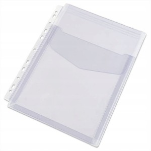 Koszulka zawieszkowa na katalogi z klapką A4 180mic BIURFOL 10szt. /OF-42/