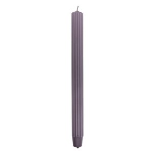 Świeca stołowa długa ryflowana 25,0 x 300,0mm DONAU HOME jeżyna 4szt. /45335114-46/
