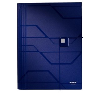 Teczka z 6 przegródkami LEITZ Prestige niebieska