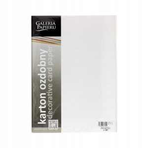 Papier ozdobny A4/200g ARGO SAWANNA biały 20szt. /204801/
