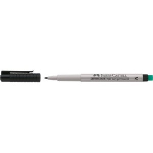 Marker foliopis/do CD 1,0mm M okrągły FABER CASTELL MULTIMARK OHP z gumką czarny 1szt. /FC152699/