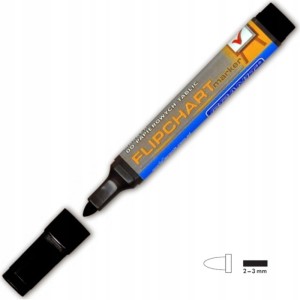 Marker do flipchartów okrągły 2,0-3,0mm GRANIT M160 niebieski 1szt.