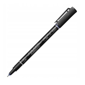 Marker foliopis/DO CD 1,0-2,5mm B ścięty RYSTOR FB-25 niebieski 1szt.  /442-002/