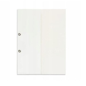 Skoroszyt oczkowy kartonowy 1/2 biały LUX BARBARA /0405000/