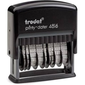 Datownik z dwoma datami 4816 ISO TRODAT 1szt. /TR4816ISO/