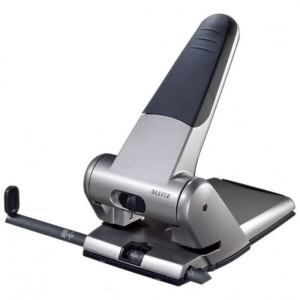 Dziurkacz do 65 kartek mocny LEITZ 5180 jasno szary/ srebrny /51800084/