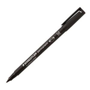 Marker Foliopis/do Cd 0,6mm F okrągły Staedtler Lumocolor czarny /S318-9/