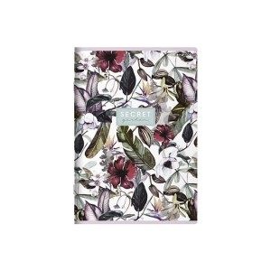 Zeszyt A5/60 linia z marginesem TOP 2000 SECRET GARDEN MIX 1 szt. /400157927/