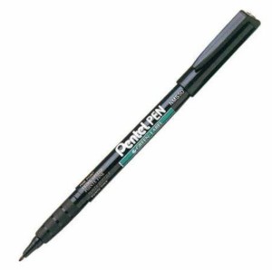 Marker permanentny 0,8-1,0mm PENTEL NMS50 ECO/EKO czarny
