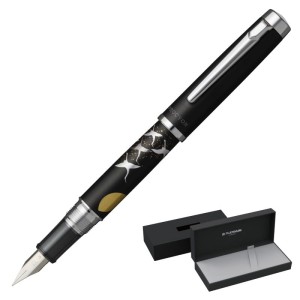 Pióro wieczne PLATINUM PROCYON LUSTER MAKI-E CRANES OVER MOON BLACK M 1szt.  /PLA-PNS12000M-2M/