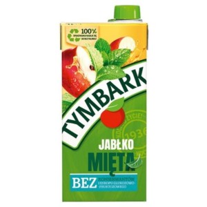 Napój TYMBARK 1,0L jabłko-mięta karton 1szt.