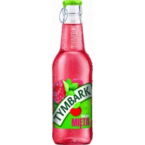 Napój TYMBARK 250ml malina mięta butelka szklana 1szt.