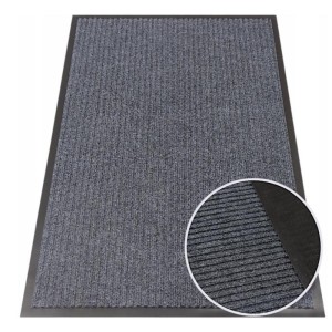 Wycieraczka 60x90cm zewnętrzna pod drzwi wejściowe PVC szara 1szt.