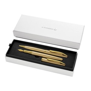 Zestaw upominkowy/Komplet PELIKAN pióro wieczne + długopis  jazz noble elegance złoty /400189918/