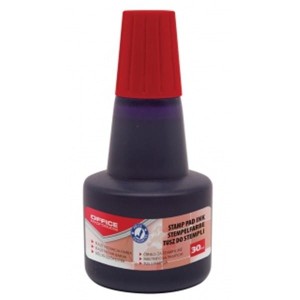 Tusz do pieczątek/stempli czerwony 30ml OFFICE PRODUCTS /18143011-04/