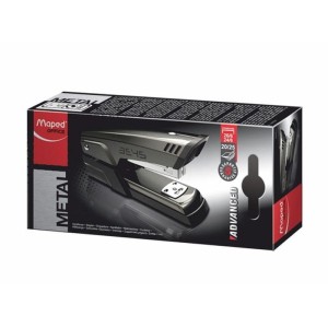 Zszywacz metalowy do 25 kartek na zszywki 24/6 MAPED ADVANCED grafitowy /354511/