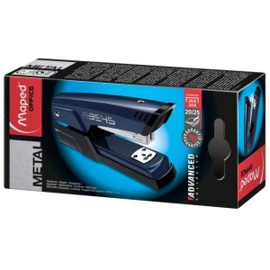 Zszywacz metalowy do 25 kartek na zszywki 24/6 MAPED ADVANCED granatowy /354512/