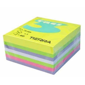 Notes samoprzylepny 75x75mm 400 kartek SUMMER MIX TRES 1szt. /KOSSM7575/