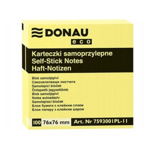 Notes samoprzylepny 76x76 mm DONAU eco /7593001PL11/