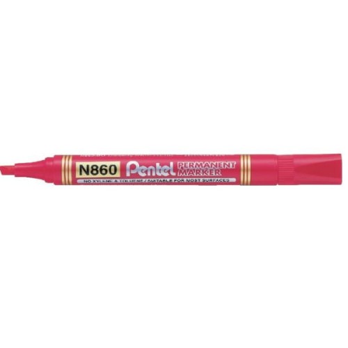 Marker permanentny PENTEL N860 ścięty czerwony.jpg