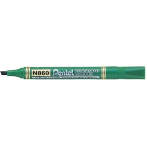 Marker permanentny ścięty 1,2-4,5 mm PENTEL N860 zielony /N860-D/