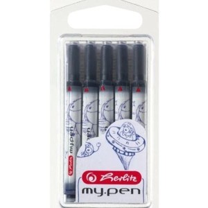 Nabój do pióra MY PEN niebieski 5 szt. HERLITZ /10999852/