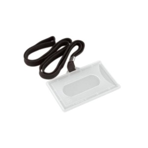 Identyfikator ARGO holder z czarną taśmą, 1 szt. /601032/