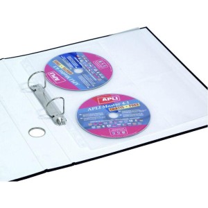 Koszulka zawieszkowa DONAU na 4 CD i opis 1szt /1715001PL-00/