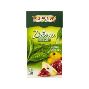 Herbata ekspresowa zielona pigwa i granat BIG ACTIVE 20szt.