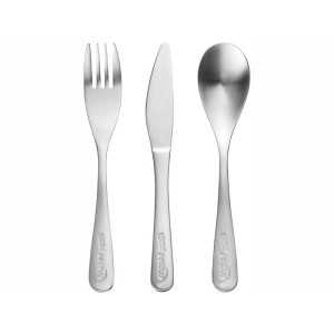 Sztućce metalowe zestaw łyżka nóż widelec MAPED PICNIK CONCEPT ADULT w szarym PUDEŁKU 3szt. /870405/