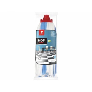 Mop paskowy KUCHCIK 200g zapas biało-niebieski 1szt /3143/