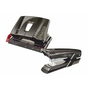 Zszywacz + dziurkacz MAPED do 25 kartek ADVANCED metal grafitowy /898011/