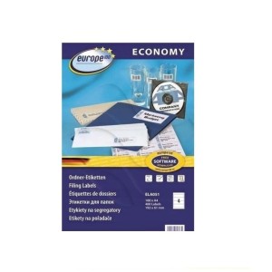 Etykiety papierowe 192x61mm AVERY ZWECKFORM economy 100ark 400etykiet białe /ela051 /