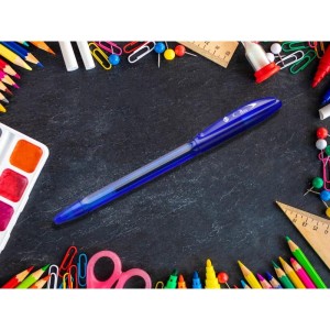 Długopis TETIS KD705-NN z gumowym uchwytem 0,7mm niebieski 1szt. /KD705-NN/