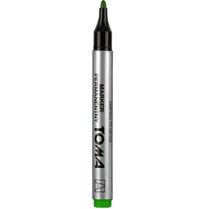Marker permanentny TOMA to-090 okrągły zielony /TO090/