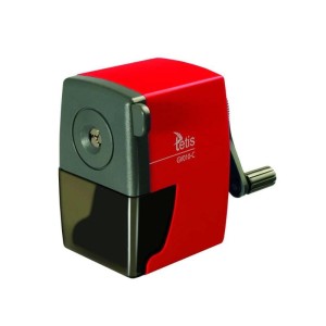 Temperówka z korbką TETIS czerwona /KV500-C/