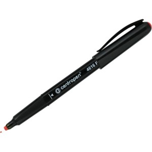 Marker foliopis/do cd 0,6mm f okrągły Centropen czerwony/4616/04/