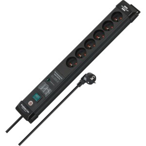LISTWA PRZEPIĘCIOWA "PREMIUM-LINE" 6GN, 3M CZARNA 60.000A  /002182070000/