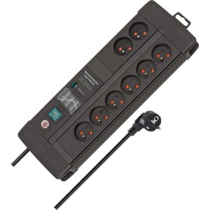 LISTWA PRZEPIĘCIOWA "PREMIUM-LINE" 8GN, 3M CZARNA 60.000A  /002181990000/