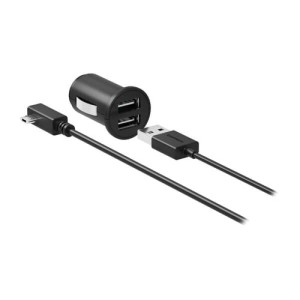 ŁADOWARKA 2X USB Z ZAPALNICZKI SAMOCHODOWEJ DO DASH CAM  /001919940000/