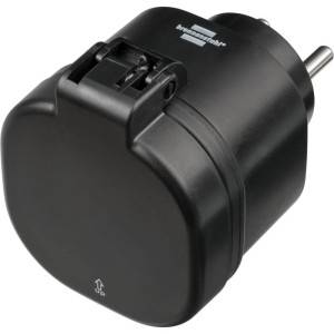 GNIAZDKO WIFI 3000W CZARNE IP44  /001918220000/