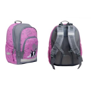 PLECAK SZKOLNY PINK DOG  /001838550000/