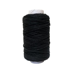 Sznurek ozdobny 100g/50m TRES czarny /SZOZCZAR/10DAG/