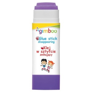 Klej w sztyfcie 15g PVP GIMBOO fioletowy znikający 1szt. /18451541-09/