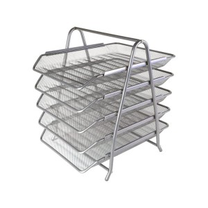 Zestaw 5 szuflad metalowych siatka 5A-W4705 srebrny 1szt.  /W4705/ /SPŁ5A/SR/